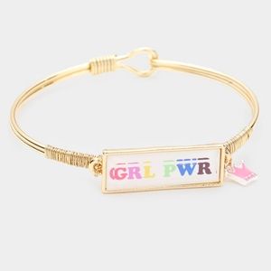 💥Girl Power Bangle Bracelet